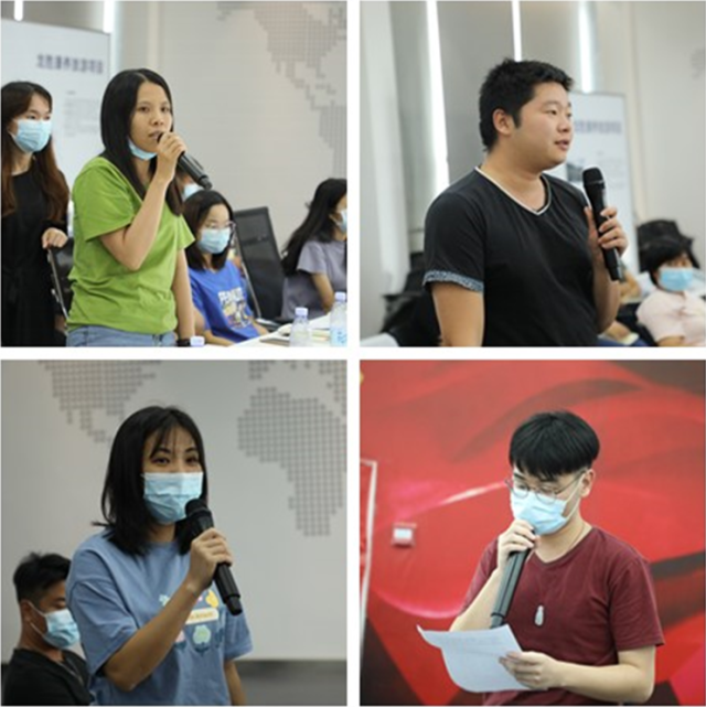 学员围绕“端正入党动机，争取早日入党”这一主题进行发言，谈认识、谈感想、手写体会，切实用行动彰显入党初心。