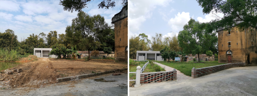 北降北安村四小园建设前后对比.png
