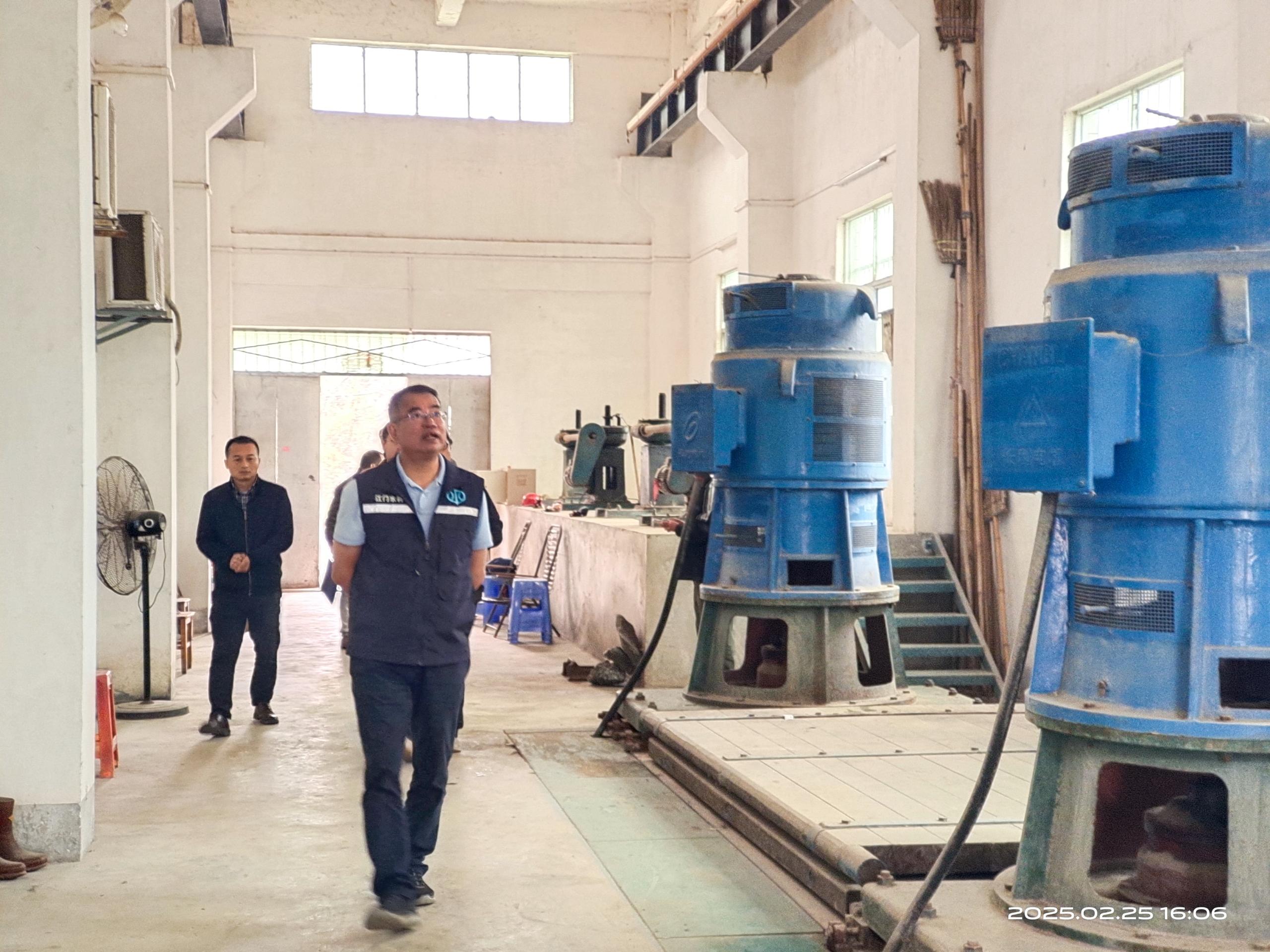 江门市水利局党组书记刘志方赴开平调研指导防汛工作